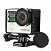 Wealpe Frame Mount Housing with Lens Cover and Protective Lens for GoPro Hero 4, 3+, 3 Cameras