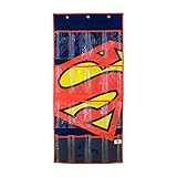 Everything Mary Superman 16-Pocket Hanging Closet and Bedroom Storage | DC Comics Over The Door Shoe Organizer for Children, Kids Toys