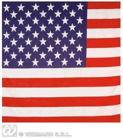 Usa American Stars And Stripes Flag Bandana 55X55Cm Biker Head Wrap Scarf