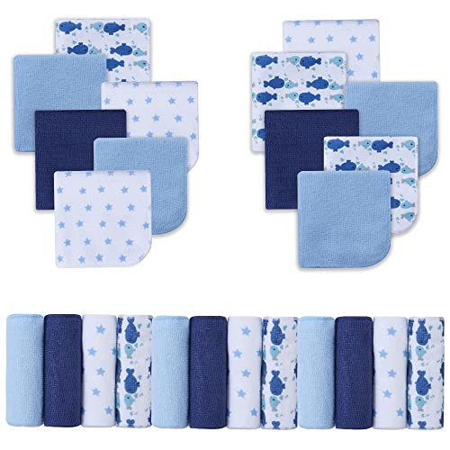 Viviland Baby Washcloths 24 Pack, Softest Baby Bath Towel with Super