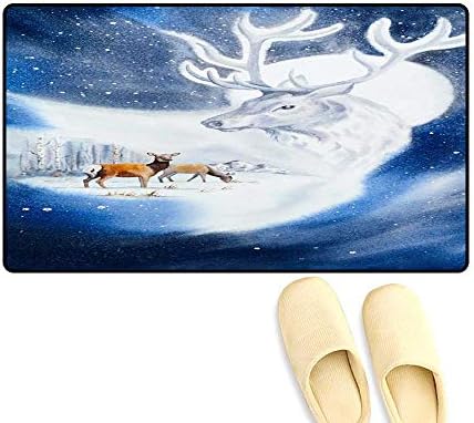 Bath Mats for Floors Deer Handsome Stranger