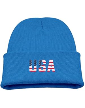USA Patriotic American Flag Unisex Baby Cute Cotton Beanie Hat Skull Infant Cap Toque Cap