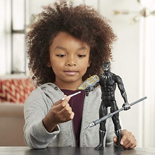 Hasbro E7388 Marvel Avengers Titan Hero Serie Blast Gear Deluxe Black Panther Figur, 30 cm groß, inspiriert von den… – Bild 6