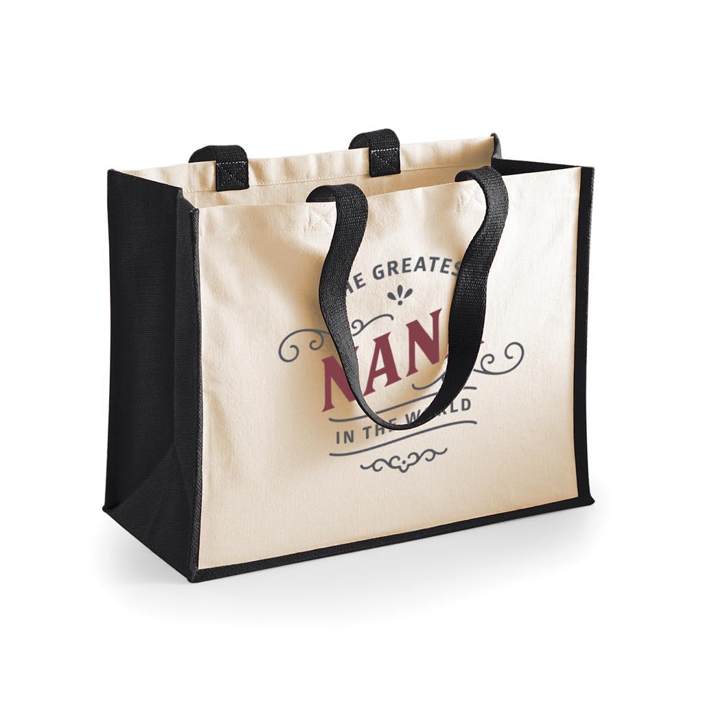 Design, Invent, Print! Nana Bag 21 Litre Volume Black Cotton Canvas 42 x 33 x 19cm