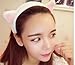 M-FIT Headband with Cat Ears, Pink