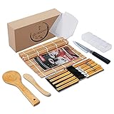 Delamu Sushi Making Kit, Bamboo Sushi Mats With