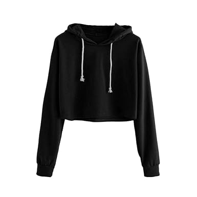 plain black hoodie girls