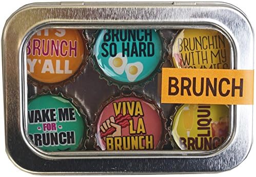 Kate Grenier Designs Brunch Magnet Six Pack