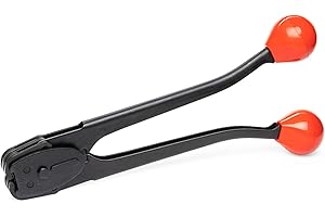 IDL Packaging C-3105 Double-Notched Front-Action Sealer/Crimper for 5/8" Steel Strapping - Hard and Durable Steel Construction - Professional Gear with High-Strength Sealing Action