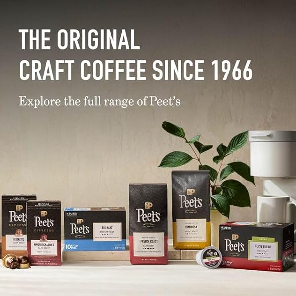PEET’S COFFEE, DARK ROAST WHOLE BEAN COFFEE, 100% ARABICA COFFEE – ESPRESSO FORTE 32 OUNCE BAG
