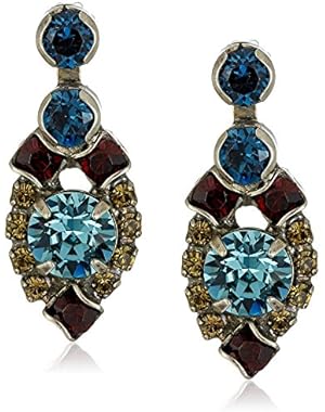 Assorted Round Crystal Dainty Drop Earrings