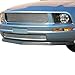 IKON MOTORSPORTS, Front Bumper Lip Compatible with 2005-2009 Ford Mustang V6, Unpainted Black Lower Chin Front Lip Splitter Protector PU Polyurethane, 2006 2007 2008