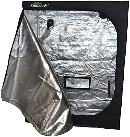 Suluxlight Grow Tents 48x24x60-Inch, for Hydroponic for Indoor Plant Growing for Garden,600D Oxford Cloth,Metal Rods with Connectors