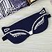 Cold or Hot Eye Mask Pillow for Eyes Soft Adjustable Strap, Cute Eye Mask Gel Face Mask for Migraines and Headaches,Eye Therapy Heat Mask Gel Beads,Stress Pain Relief Eye Mask Puffiness (Dark Blue)Foxthumb 3
