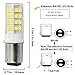 Kakanuo BA15D Double Bayonet 1076 1142 LED Car Bulb 4 Watt Warm White 3000K Non-dimmable 51x2835SMD AC/DC12V (Pack of 2)