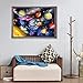 Yomiie 5D Diamond Painting Planet Universe Full Drill by Number Kits, Solar System Space Stars DIY Paint with Diamonds Art Rhinestone Embroidery Craft for Home Room Decoration (12x16inch, 2 Pack)