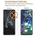 LG V50 Screen Protector Tempered Glass ALECTIDE [Full Coverage][9H Hardness][Bubble Free][Case Friendly] Ultra Black Tempered Glass Screen Protector for LG V50