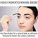 BaeBlu Eyebrow Powder, Organic Vegan 100% Natural, Fill-in Smudge Proof Brow Tint, Made in USA, Deep Brown