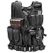 Armacorp X-1 Tactical Vest for Combat Training, Field Operations and Special Missions - Lightweight Breathable Vest, Adjustable Sizes, Unisex, 600D Nylon Assault Gear (Black)