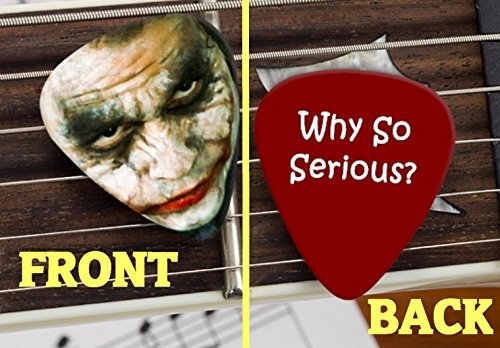 Set of 3 Joker Why So Serious Batman The Dark Knight Heath Ledger Promo Premium Guitar Picks