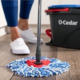 O-Cedar EasyWring RinseClean Microfiber Spin Mop Bucket Floor Cleaning System view 12