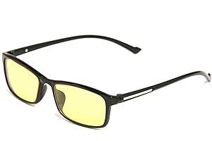 Pilestone TP-009 Yellow Color Blind Glasses (Tritanomaly/Tritanopia), Yellow, Medium