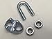 Wire Rope Clamp 1/16 inch 16 Pack Zinc Plated - Wire Rope Clip - Cable Clamps - Yardware etcetera