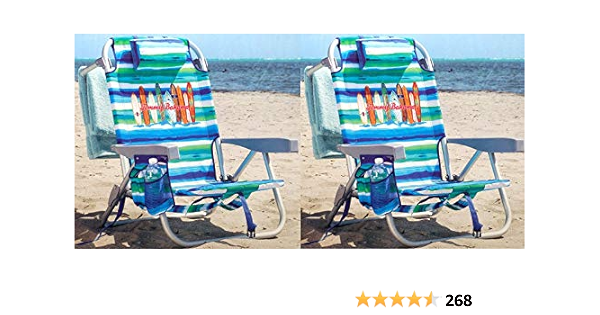 Tommy Bahama 2 Backpack Beach Chairs : Amazon.es: Deportes y ...