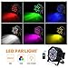 missyee 36 RGB LED DJ Stage Uplight -DMX Control Sound Activated with Remote Control and 9 Modes LED for Wedding, Events, Christmas and Halloween Music Disco Party -R&D in USA -4 Pack