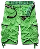 KIWEN® Men's Summer Casual Wear Cotton Muti-Pocket Cargo Shorts(No Belt)