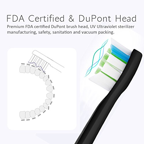 image for MUTTUS Premium Sonic Electric Toothbrush, 4 Intelligent Modes with Sup