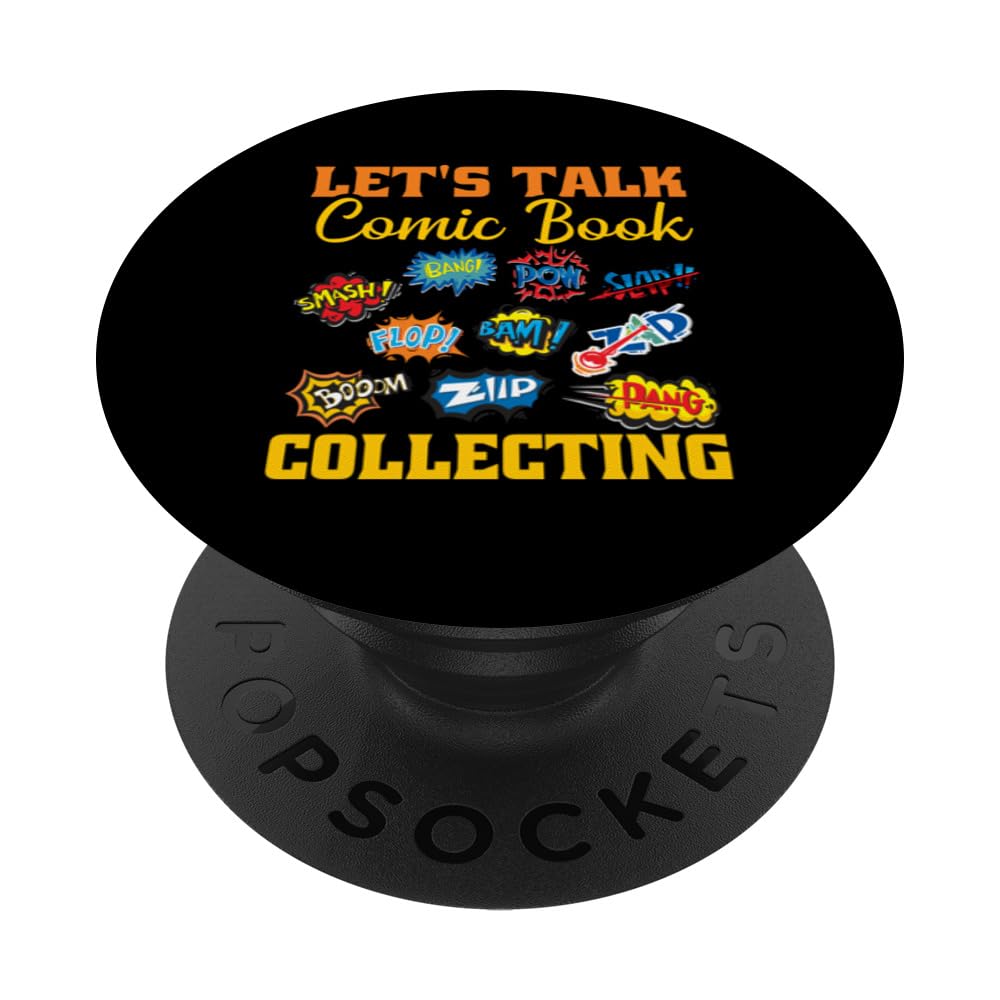 Comics Lover Comic Book Collecting Guide Comics Collector PopSockets Swappable PopGrip