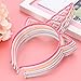 FANKUTOYS 12 Pack Unicorn Headbands Hair Hoop Girls Party Decoration Headdress Birthday Party Favors Unicorn Photo Props