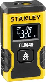 Stanley Pocket Laser Distance Measure 12M TLM40 STHT77666-0 Black Yellow view 1