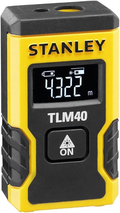Stanley Pocket Laser Distance Measure 12M TLM40 STHT77666-0 Black Yellow