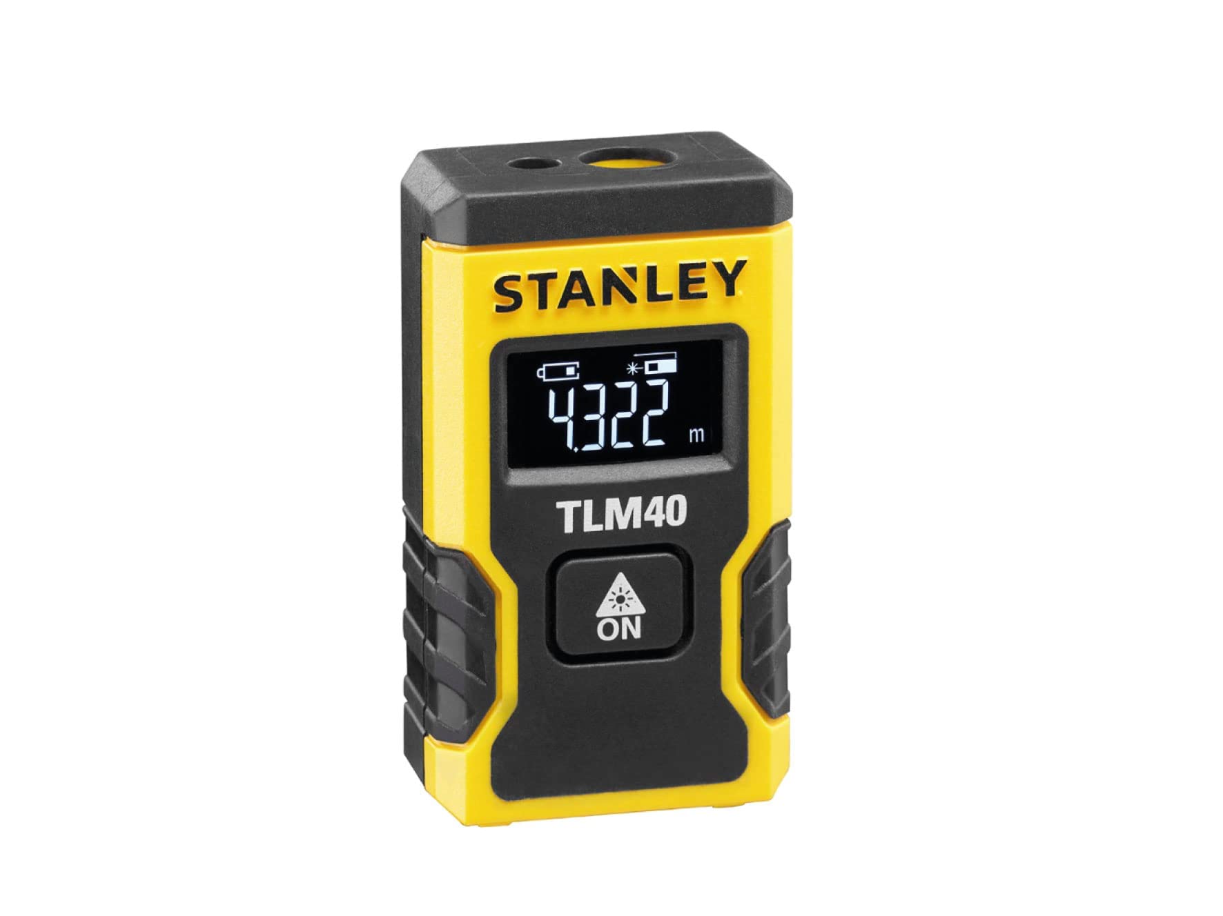 STANLEY Pocket Laser Distance Measure 12M (TLM40) STHT77666-0,Black+Yellow