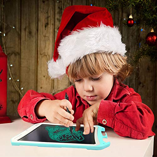 mom&myaboys LCD Writing Tablet for Kids Toys for 3-12 Years Old Girls, 8.5 inch Drawing and Writing Board with Lock Erase Button for Adults for School and Office(blue-77)