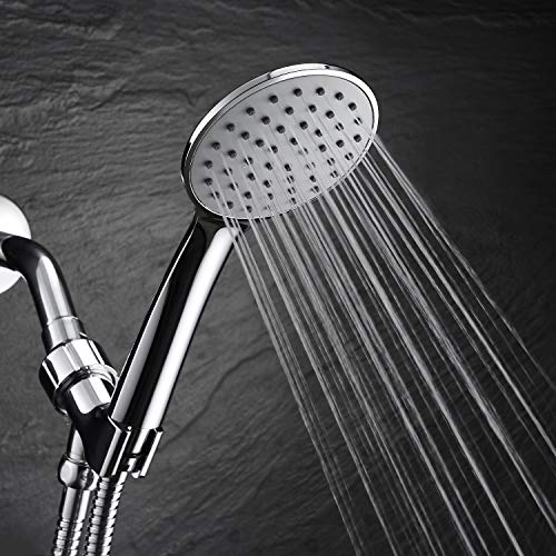 Couradric Handheld Shower Head, High Pressure Replacement Shower Head with Powerful Shower Spray Against Low Pressure Water Supply- Shower Head Only