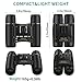 ANDSTON 10 x 21 Small Binoculars Compact for Adults Kids, Mini Binocular for Bird Watching Traveling Sightseeing, Lightweight Pocket Folding Binoculars for Concert Theater Opera