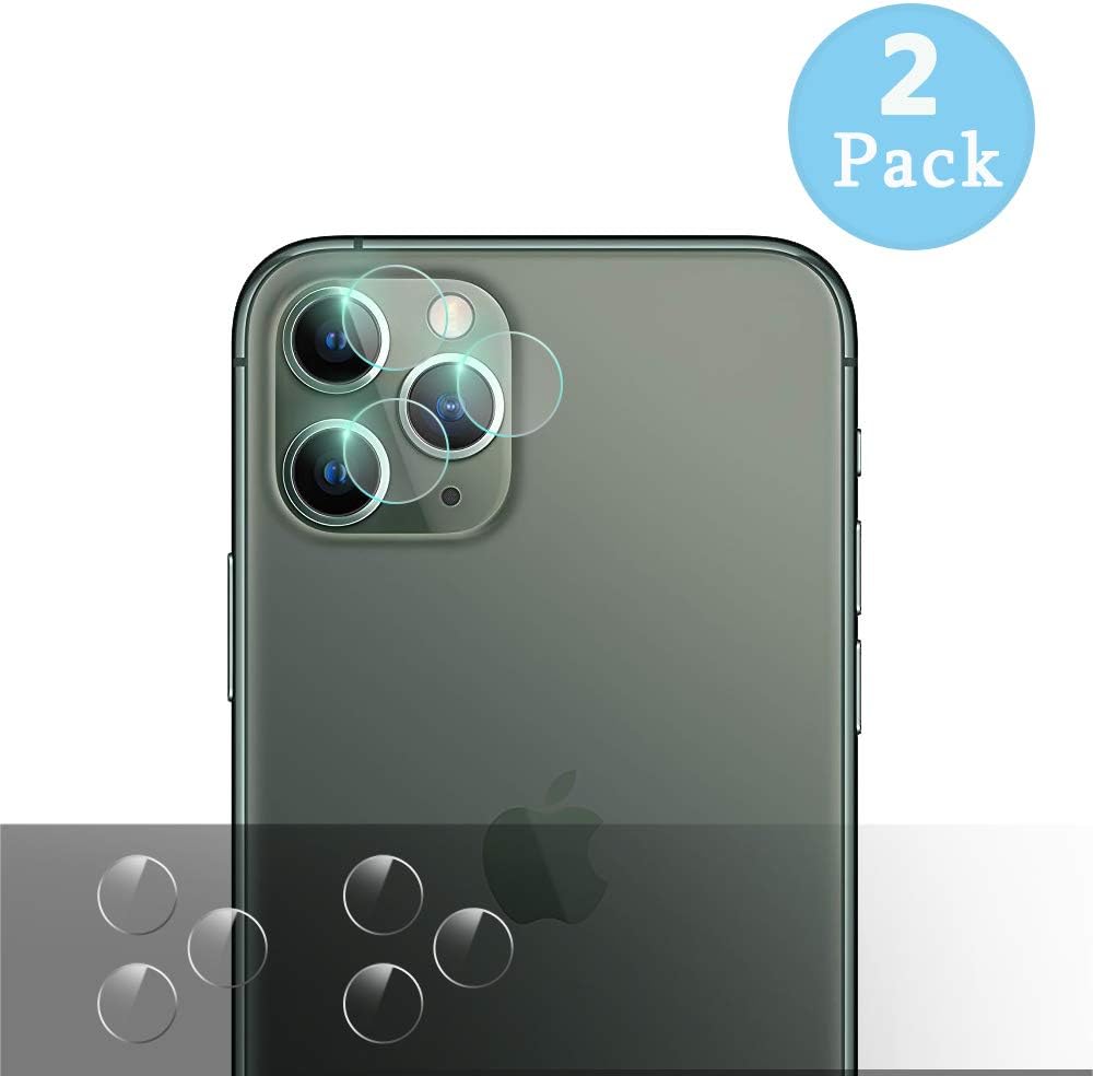DLseego Camera Lens Protector for iPhone 11 Pro/Pro Max [2 pack