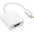 OMore Mini Displayport (Thunderbolt) to VGA Adapter Converter for Apple MacBook Air/Pro/iMac Surface Book Surface Pro 3/4 ThinkPad X1 - White