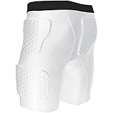 ciseroye Football Girdles for Men Basketball Padded Shorts with Pads Girdle Football Basketball Padded Compression Shorts