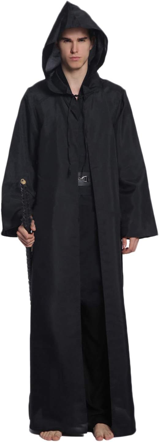 Moonlove Halloween Cosplay Costume Robe Cape With Cap Halloween Carnival Party Fancy Dress for Adult Large Size Comic Cloak Hooded Jacket Outfit