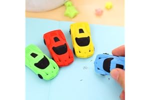1pc Cute Pencil Eraser Kawaii Office Supplies for Rubber Car Shape Eraser Gifts for Children Students Stationery Su Attractiv