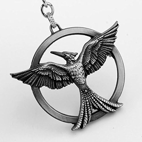Double Sided Sign Keychain - Hunger Game Mocking Bird (Ancient tin)