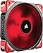 Corsair ML120 Pro LED, Red, 120mm Premium Magnetic Levitation Cooling Fan,CO-9050042-WW