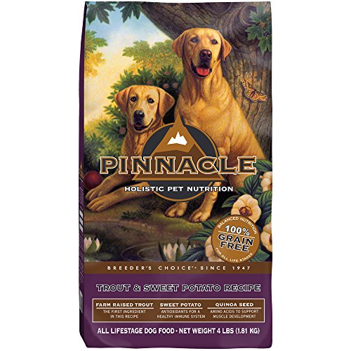 Pinnacle Grain Free Trout and Sweet Potato Formula Dog Food, 4 lb.
