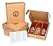 Cranky Rooster Gourmet, EXTRA Hot Sauce Gift Set – Trinidad Scorpion, Scotch Bonnet & Ghost Chili Crushed Pepper Sauces (Set of 3)