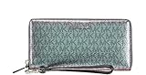 Michael Kors Signature Metallic Travel Continental Wallet