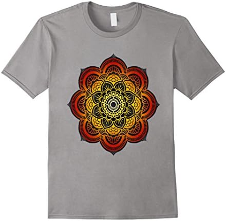Men's Sunflower of Life Mandala - Sacred Geometry 2XL Slate